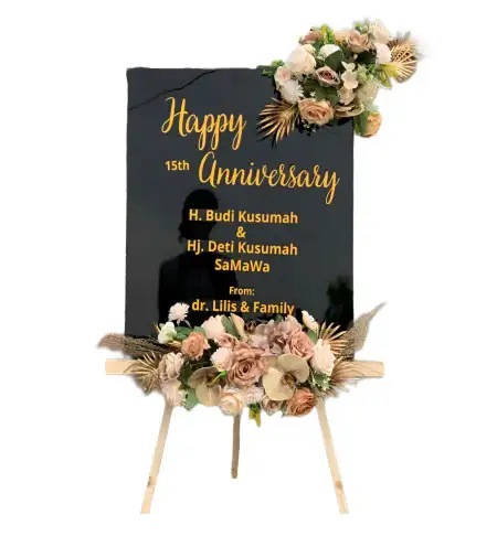 Papan Bunga Akrilik Kibing