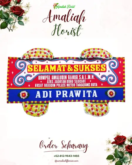 Papan Bunga Ucapan Selamat Kibing
