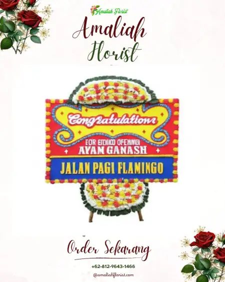 Sewa Papan Bunga Kibing