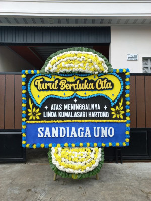 Papan Bunga Duka di Kibing
